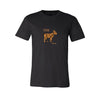 Swannies Tiger Goat Black Mens Golf T-shirt