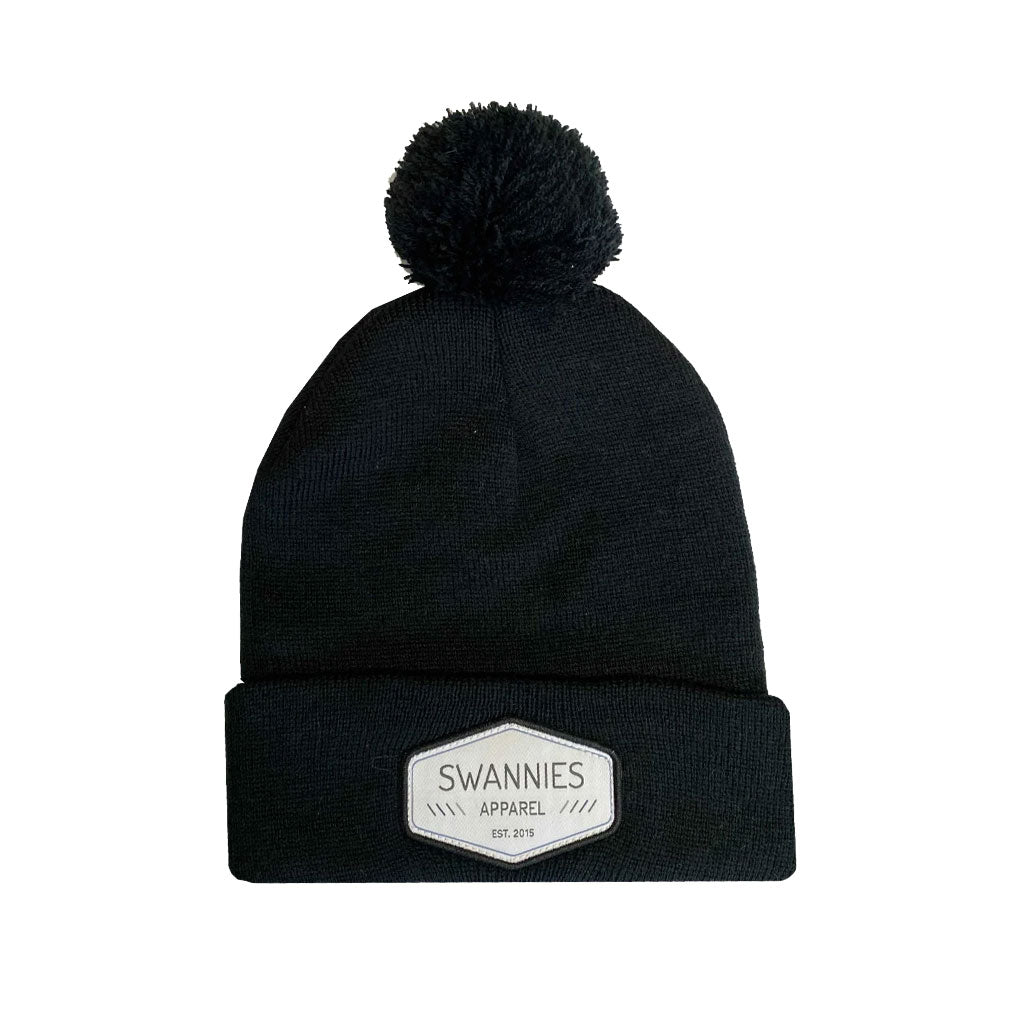 Swannies Farrell Black Mens Golf Beanie