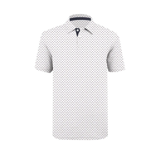 Swannies Hazelwood White Mens Golf Polo