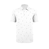 Swannies GOAT White Mens Golf Polo