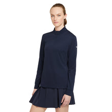 Load image into Gallery viewer, Nike Dri-FIT Victory UV Womens Golf 1/2 ZIp - OBSIDIAN 451/XL
 - 3