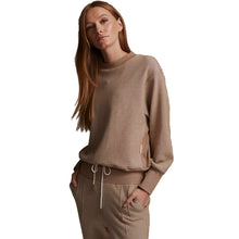 Load image into Gallery viewer, Varley Edith Rib Pique Womens Pullover - Biscuit/L
 - 1