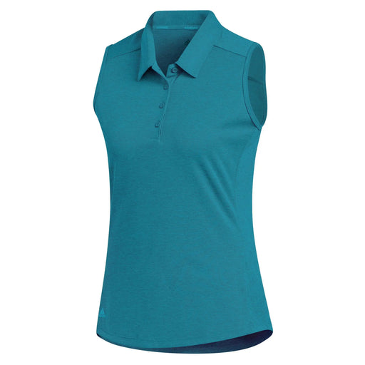 Adidas Advantage Womens Sleeveless Golf Polo - Teal/XL