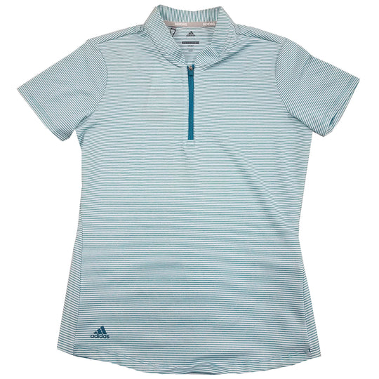 Adidas Advantage Novelty Teal Womens Golf Polo