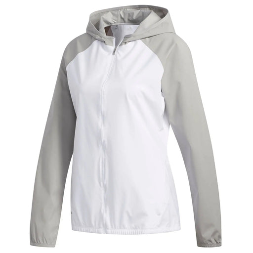 Adidas Climastorm Womens Golf Jacket - Wht/Solid Grey/XL