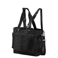 Load image into Gallery viewer, Oliver Thomas Chief Troublemaker Black Tote
 - 3