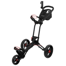 Load image into Gallery viewer, Bag Boy Spartan XL Golf Push Cart - Black/Red
 - 1