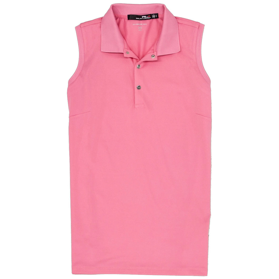 RLX Ralph Lauren Tourney Pk Womens SL Golf Polo