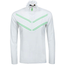 Load image into Gallery viewer, Ralph Lauren Chevron Rufle WH Wmn QZ Golf Pullover
 - 1