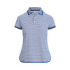Ralph Lauren Golf Printed Shirttail Trooper Royal Womens Golf Polo