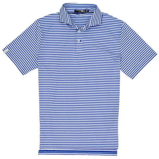 RLX Ralph Lauren Lightweight Airflow Bright Royal Multi Mens Golf Polo