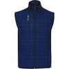 RLX Tech Terry French Navy-Printed Woven Mens Golf Vest