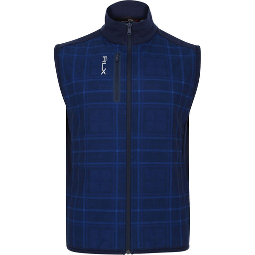 RLX Tech Terry French Navy Mens Golf Vest