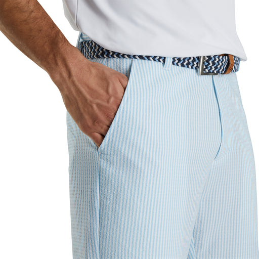 FootJoy Performance Blue-White Mens Golf Shorts