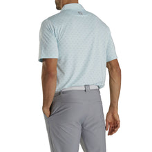 Load image into Gallery viewer, FootJoy Lisle Weather Print Ice Blu Mens Golf Polo
 - 2