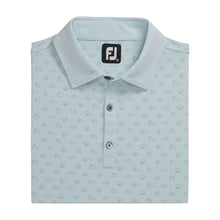 Load image into Gallery viewer, FootJoy Lisle Weather Print Ice Blu Mens Golf Polo
 - 4
