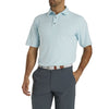 FootJoy Pique Solid with Spine Stitch Ice Blue Mens Golf Polo