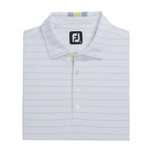 Load image into Gallery viewer, FootJoy Pique Mix Stripe Self Clr WH Men Golf Polo
 - 4