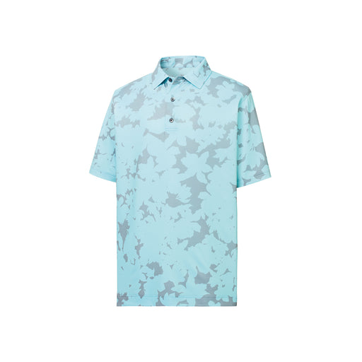 FootJoy Lisle Camo Floral Print Blue Men Golf Polo