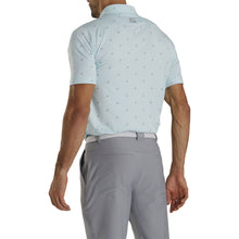 Load image into Gallery viewer, FootJoy AF Golf Print Ice Blue Mens Golf Polo
 - 2