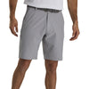 FootJoy Performance Tonal Stripe Grey Mens Woven Golf Shorts