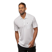 Load image into Gallery viewer, TravisMathew Good Life White Mens Golf Polo
 - 1