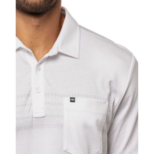 TravisMathew Good Life White Mens Golf Polo