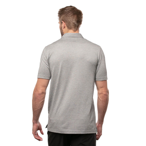 TravisMathew Dime Piece Heather Grey Men Golf Polo