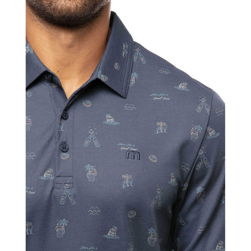 TravisMathew Dress To Impress Indigo Men Golf Polo