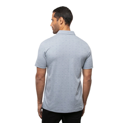 TravisMathew Brew Boys Heather Blue Mens Golf Polo