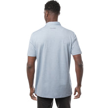 Load image into Gallery viewer, TravisMathew Aerial View Blue Mens Golf Polo
 - 3