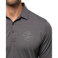 Load image into Gallery viewer, TravisMathew Bar Menu Heather Black Mens Golf Polo
 - 3