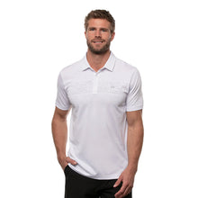 Load image into Gallery viewer, TravisMathew Balmy Breeze White Mens Golf Polo
 - 1