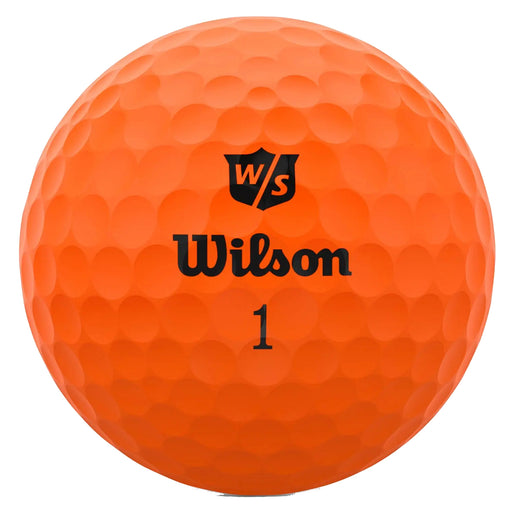 Wilson Duo Optix Orange Golf Balls - Dozen