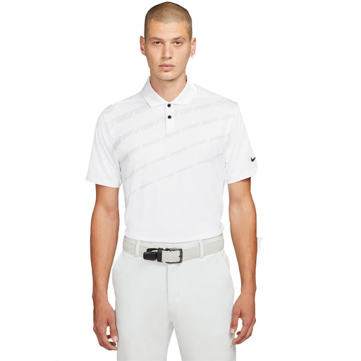 Nike Dri-FIT Vapor GRFX 2 Mens Golf Polo - WHITE 100/XXL