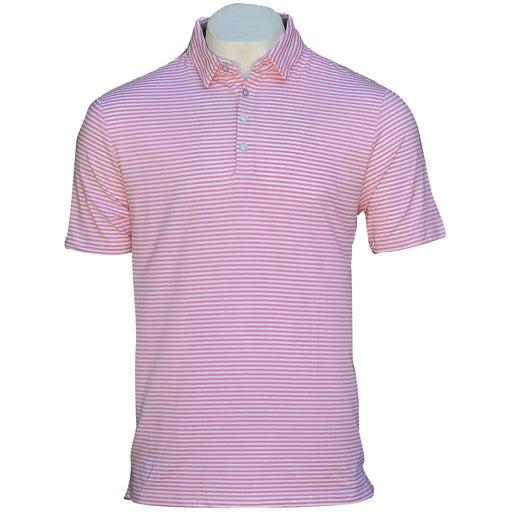 AndersonOrd Ocean Beach Prism Pink Mens Golf Polo