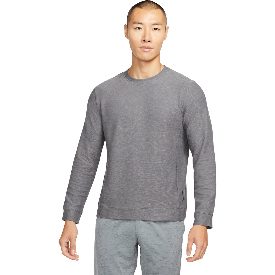 Nike Yoga Mens Training Crew - IRON GREY 068/XL