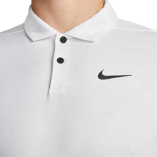 Nike Dri-FIT Vapor GRFX White Mens Golf Polo