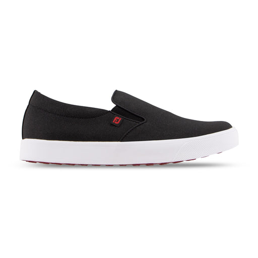 FootJoy Sport Retro Slip-On Womens Golf Shoes - 11.0/Black/B Medium