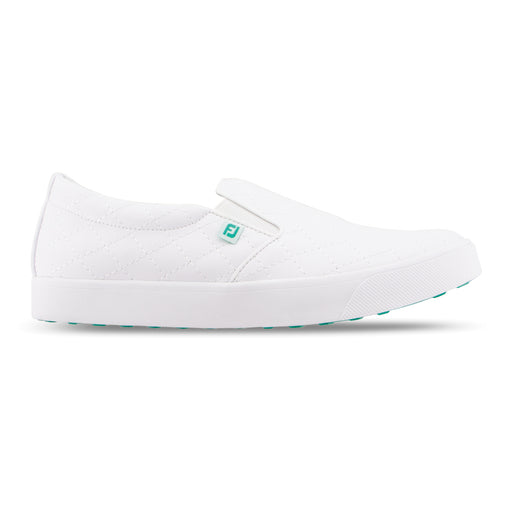 FootJoy Sport Retro Slip-On Womens Golf Shoes - 11.0/White/B Medium