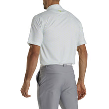 Load image into Gallery viewer, FootJoy Daisy Print Lisle Ice Blue Mens Golf Polo
 - 2