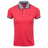 Ralph Lauren Golf Solid Shirttail Sunset Red Womens Golf Polo