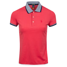 Load image into Gallery viewer, Ralph Lauren Golf Shirttail Red Wmn Golf Polo
 - 1