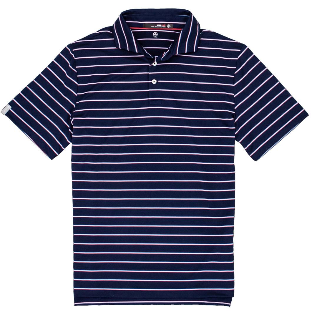 RLX Ralph Lauren Ltwt Airflow Navy Mens Golf Polo