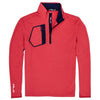 RLX Ralph Lauren Driver Sunset Red Mens Golf 1/2 Zip