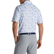 Load image into Gallery viewer, FootJoy Lisle Vintage WHT Sky Mens Golf Polo
 - 2
