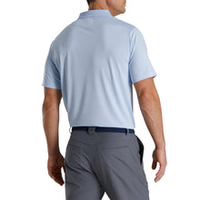 Load image into Gallery viewer, FootJoy Lisle Broken Pinstripe Sky Mens Golf Polo
 - 2