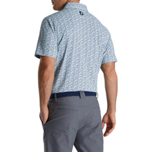 Load image into Gallery viewer, FootJoy Pique Confetti Print Mint Mens Golf Polo
 - 2
