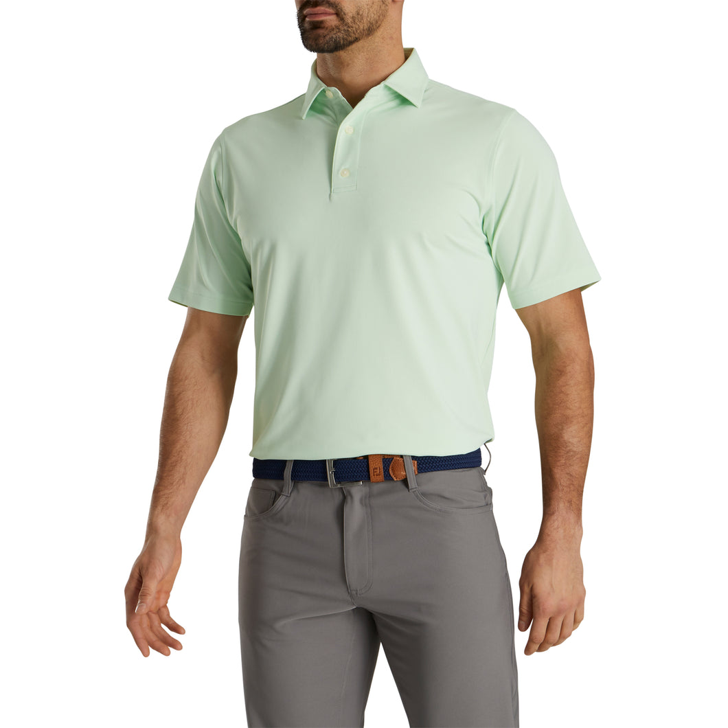 FootJoy Stretch Pique Mint Multi Men Golf Polo