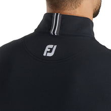 Load image into Gallery viewer, FootJoy Stretch Jersey Black Mens Golf 1/4 Zip
 - 3